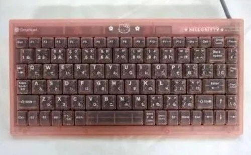 Dreamcast Official Keyboard Hello Kitty pink HKT-7601 SEGA Official JAPAN USED - Image 1 of 1