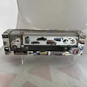 Signed M2 Machines Auto Haulers 1959 Chevrolet Viking LCF & 100 Years Trailer - Picture 1 of 10