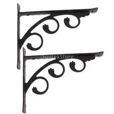 European Style L-Shaped Wall Rack Holder with Metal Suspension
