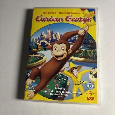 Curious George (DVD, 2006) Will Ferrell, Drew Barrymore Region 4 &2 - Image 1 of 3