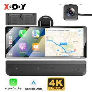 4K HD WIFI Dash Cam Car GPS Navigation BT Apple CarPlay & Android Auto 11.3 In - Picture 1 of 14