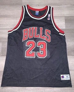 CHICAGO BULLS MICHAEL JORDAN CHAMPION JERSEY #23 SIZE 52 NBA New Without Tags - Picture 1 of 6