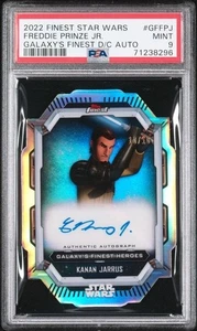 2022 Topps Star Wars Freddie Prinze Jr. Galaxy's Finest Auto/10 PSA 9 G22 - Imagen 1 de 2