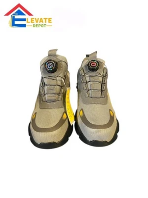 Ouyunkka Men Safety Shoes Lightweight Gray Color Rotary Button For Easy Adjust - Image 1 of 4