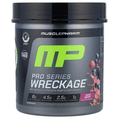 Pro Series Wreckage™, preentrenamiento, baya agria, 15,5 oz (440 g) Foto 1 de 2