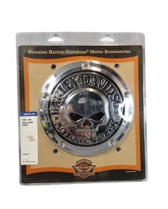 NEW OEM HARLEY DAVIDSON Willie G Skull Derby cover 1340 + Twin Cam 25441-04A - Picture 1 of 8