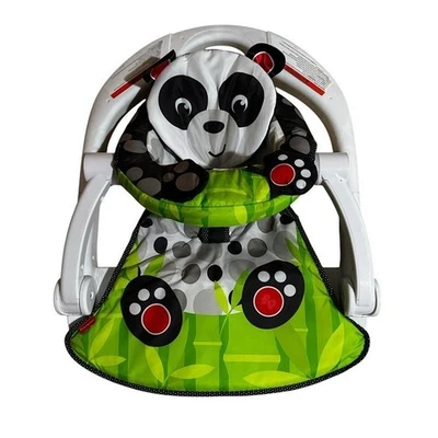 Silla de bebé portátil Fisher Price asiento de piso bandeja para bocadillos bebé usada en excelente estado Foto 1 de 4