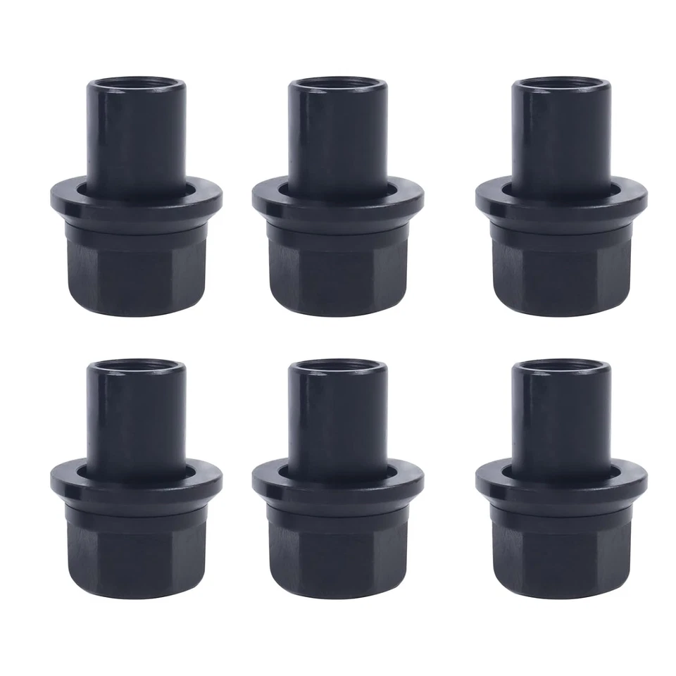 6 Pack Two-Piece 28Mm Sleeve Wheel Lug Nuts Fit for Heavy Duty Semi Trucks with  - Image 1 of 4