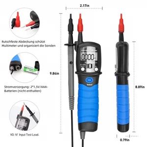 Digitales Multimeter Stift-Typ Durchgangsprüfer AC/DC-Spannungsprüfer Ohmmeter - Bild 1 von 12