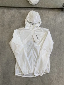 BNWT Womens Salomon Bonatti Cross Wind Running Jacket White Size XS - Picture 1 of 9