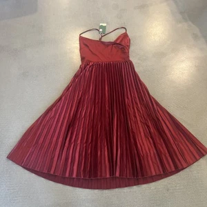 Halara Maxi Dress Womens XL Ribbed Maroon Beautiful ! - Picture 1 of 7