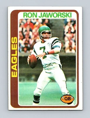1978 Topps #449 Ron Jaworski Philadelphia Eagles - Image 1 of 2