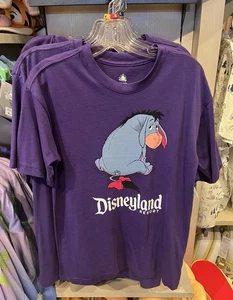 Disney 2025 Disneyland Winnie The Pooh Purple Eeyore Shirt XS S M L XL 3XL - Picture 1 of 1