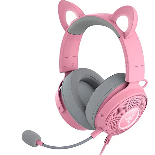 Razer Kraken Kitty V2 Pro Wired RGB Headset: Interchangeable Ears (Kitty  Bear - Image 1 of 1