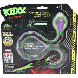 Zing | Juguete Klixx Creaturez - Fidget Cobra púrpura-verde - Imagen 1 de 2