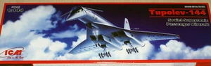 ICM 14401 : Tupolev-144 Sowj. Überschall-Passagiermaschine Kit 1:144 - Picture 1 of 3