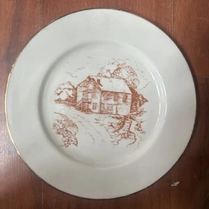 Vintage Souvenir Plate Old Ludington Mill Putnam County Arts Council New York - Picture 1 of 4