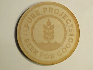 Calamita frigorifero birra in legno ~ PURE PROJECT Brewery ~ San Diego, CALIFORNIA - Foto 1 di 2