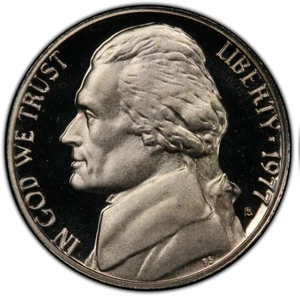 1977S Proof Jefferson Nickel - Picture 1 of 2