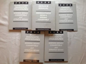 2006 CHRYSLER SEBRING & STRATUS SERVICE & DIAGNOSTIC MANUALS - Picture 1 of 1