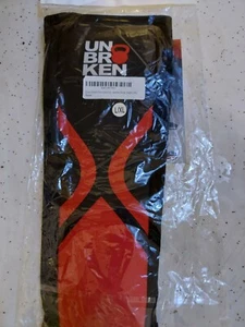 Shin guard sleeve L/XL Black and Red. Red Shell. - Picture 1 of 2