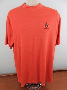 Cutter & Buck Men's Orange Fiddlesticks Short Sleeve T-Shirt Size Large - Picture 1 of 10