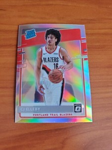 CJ Elleby - 2020-21 Donruss Optic #195 Rated Rookie - Silver Prizm Holo
