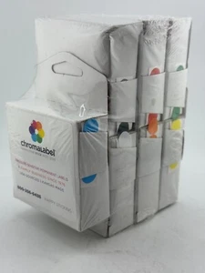 1/2" Permanent Round Color-Code Dot Variety Kit Assorted Chromalabel - Picture 1 of 5