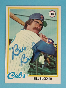 Hand Signed Autographed Bill Buckner 1978 Topps #473 Baseball Card ⚾