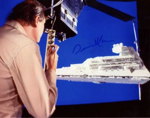 DENNIS MUREN SIGNED 11x14 PHOTO ILM SPECIAL EFFECTS ARTIST STAR WARS BECKETT BAS - Picture 1 of 3