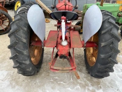 Armstrong 12.4 x 38 rear tractor tires 99% tread Coop Cockshutt rims NOCenterhub - Image 1 of 4