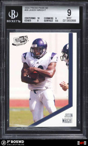 POP 1: Jason Wright BGS 9: 2004 Press Pass SE Gold Rookie Year Gisto