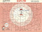 KSPI FM 93.9 STILLWATER OKLAHOMA  RADIO COVERAGE MAP ORIGINAL