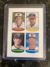 A.Rutshman, R.Mountcastle, J.Palmer, B.Robinson Topps Stamps Cards