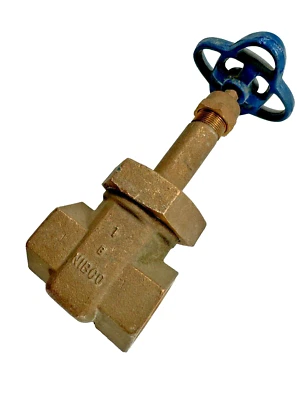 Новый в коробке T-174-A бронзовый задвижка клапан 1 «NPT резьба 300 SWP / 600 WOG, Union Bonnet - Изображение 1 из 4