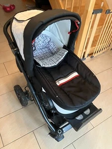 Kinderwagen Hartan Racer GT mit Kombitasche und Sonnenschirm zu verschenken - Bild 1 von 3