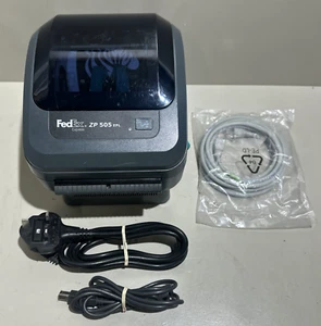 Zebra ZP 505 EPL Thermo Etikettendrucker LAN FedEx MIT KABELN - Bild 1 von 11