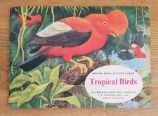 BOOK - Tropical Birds By C.F Tunnicliffe Brooke Bond Picture Cards *Complete* 