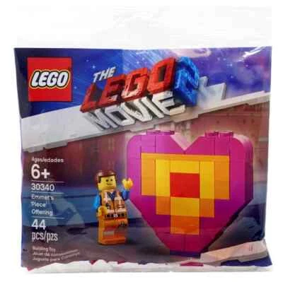 30340 The LEGO MOVIE 2  Polybag Emmet's "Piece" Offering Valentine Heart TLM2 - Image 1 of 2