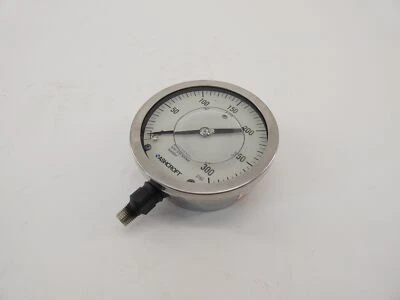 Manómetro Ashcroft 451009SL02L300# 0-300PSI inferior Conn glicerina - NUEVO S... Foto 1 de 4