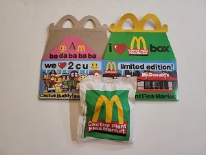 McDonald's Adulto Happy Meal Cactus Buddy Giocattolo e Scatola Pianta di Cactus Mercatino delle Pulci Nuovo con scatola - Foto 1 di 2