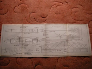 Silent Flight Plans of the Auriga a lightweight soarer model 60" wingspan - Picture 1 of 2