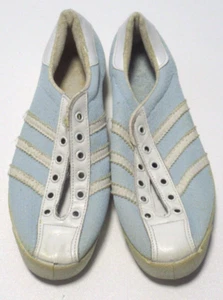 Vintage 70s Adidas Made in France Love-Set Tennis Shoes Sneakers Womens 5.5 - Picture 1 of 8