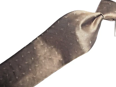 {Corbata Giorgio Armani beige/taupe pura seda L57" x 3,75" W Foto 1 de 4