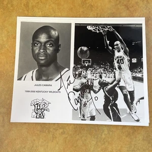 Jules Camara - signiertes 8x10 Media Relations Foto - University of Kentucky - Bild 1 von 2