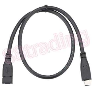 1M TWIN USB-C MASCHIO A MASCHIO PROLUNGA CAVO RICARICA CAVO PER IPHONE 15 16 - Foto 1 di 8