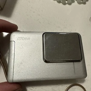 Nikon CoolPix S2 5MP Digital Camera Silver Not Tested - Picture 1 of 8