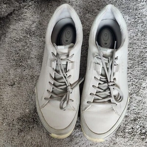 Ecco grau Schnürschuhe Low Top Freizeit Sneaker Herren Schuhe Größe 45 / 11 - 11,5 - Bild 1 von 9