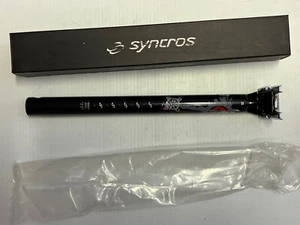 SYNCROS FR 6061 Seatpost 31.6mm 400mm Black - Picture 1 of 8