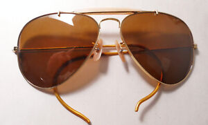 Ray-Ban Sunglasses Outdoorsman II 58–14 Brown Lenses B-15  Cable Temples